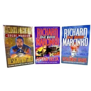 Rogue Warrior Book Lot of 3 by Richard Marcinko 2 Signed 1st Edition Books